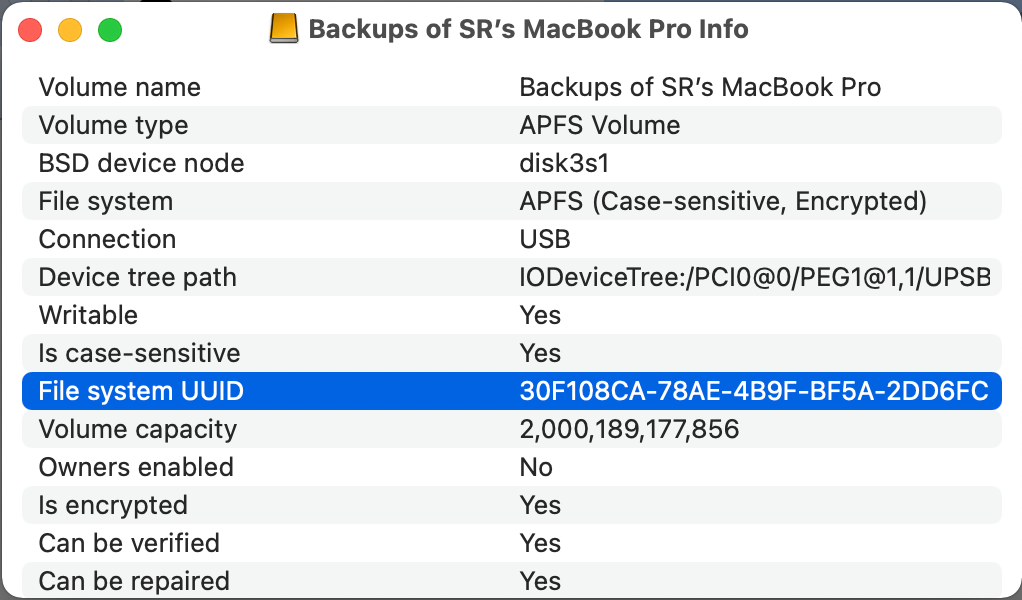best filesystem for backup mac